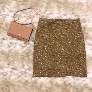 Skirt-Dark Green & White-Textile-Professional/Date